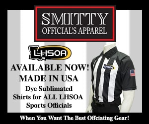 Smitty Officials Apparel — LHSOA-approved dye-sublimated officiating shirts, made in the USA